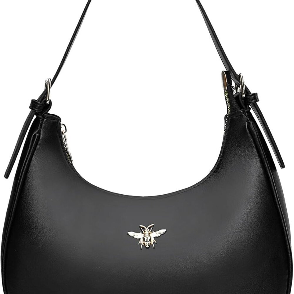 Small Crescent Shoulder Bags Purses for Women Retro Classic Clutch Hobo Tote Pur